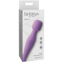 Load image into Gallery viewer, Fantasy For Her Mini Body Wand Massager In Purple