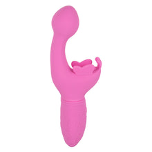 Load image into Gallery viewer, Rechargeable Butterfly Kiss Vibrator In Pink