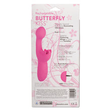 Load image into Gallery viewer, Rechargeable Butterfly Kiss Vibrator In Pink