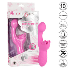 Load image into Gallery viewer, Rechargeable Butterfly Kiss Vibrator In Pink