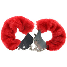 Load image into Gallery viewer, Fetish Fantasy Beginners Furry Cuffs In Red