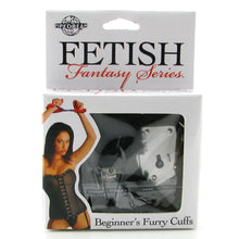 Load image into Gallery viewer, Fetish Fantasy Beginners Furry Cuffs In Black