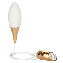 Load image into Gallery viewer, Callie Vibrating Mini Massager In White &amp; Gold
