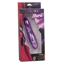 Load image into Gallery viewer, Aura Pure Silicone Rechargeable Tickler Vibe in Purple
