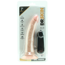 Load image into Gallery viewer, Dr Dave 7&quot; Vibrating Dildo In Flesh
