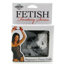 Load image into Gallery viewer, Fetish Fantasy Beginners Furry Cuffs In Black
